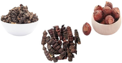 Beautoherb Natural Amla aritha shikakai raw pack of 3(300 g)