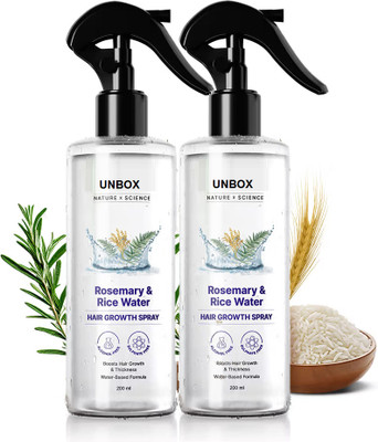 UNBOX Rosemary Water for Hair Growth, Thickness & Hairfall-2 PACK(100 ml)