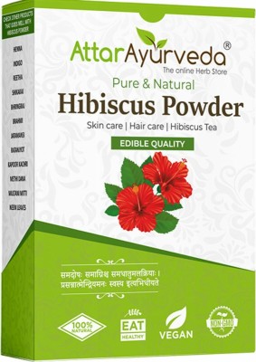 Attar Ayurveda Hibiscus powder for hair growth (100 Grams) (100 grams)(100 g)
