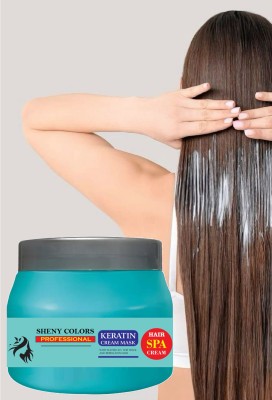 SHENY COLORS Spa Cream for Weak & Frizzy Hair, Radiant Shine, Daily Use(500 ml)