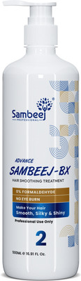 Sambeej Advanced BO-TOXx Hair Smoothing Treatment | NO Formaldehyde | NO Eye Burn(500 ml)