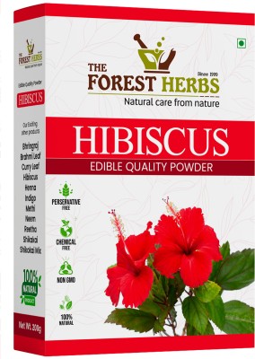 The Forest Herbs Natural Care From Nature Hibiscus Powder for Hair Growth 200g | Skin Care | Face Pack | Eating(200 g)