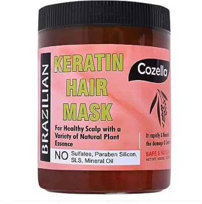 Cozella Brazilian Keratin Hair Mask | For Healthy Scalp with a Variety of Natural Plant(1000 ml)