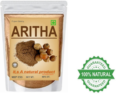 Rideena Natural Best Aritha/Reetha Powder For Hair Growth(400 g)
