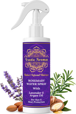 Exotic Aromas Rosemary Water Spray with Lavender & Argan For Heat & Sun Protection(100 ml)