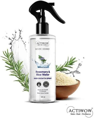 ACTIWOW Rosemary & Rice Water Serum for Repair Damage & Reduce Hairfall(100 ml)