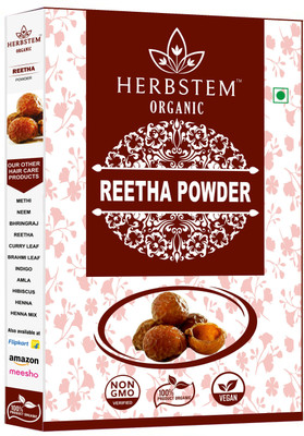 Herbstem Reetha Powder For Hair Care & Hair Growth With No Artificial Colour & Additives(200 g)