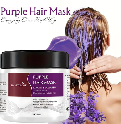 smartdrops Purple Hair Cream | Smooth Touch Finish | Light Cream for Daily Use(100 g)