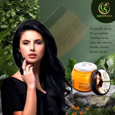 GS GREENSILKY Hair Smooth Spa Cream Essentials Opti Care Shea Butter Hair Spa(490 g)