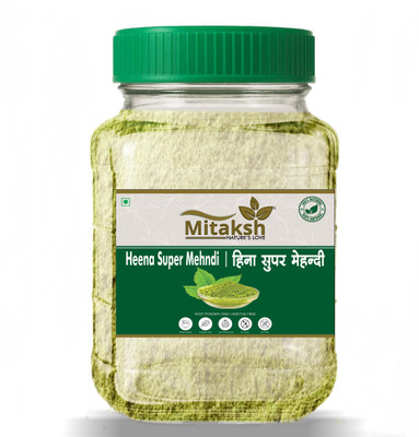 Mitaksh Super Mehndi Natural Henna Powder for Body Art and Hair Colouring(100 g)