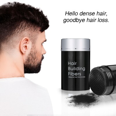 Emijun Hair Fiber for Thinning Hair & Bald spots – Hair Loss Concealer in seconds ND96 EXTREME Hair Volumizer POWDERY(25 g)