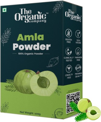 The Organic Company Amla Powder Edible | Indian Gooseberry | Diabetes | Weight Loss | Pimples & Acne(100 g)