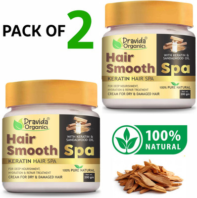 Dravida Organics Keratin Hair Treatment Mask For Dry & Damaged Hair | Hair Mask |(400 g)