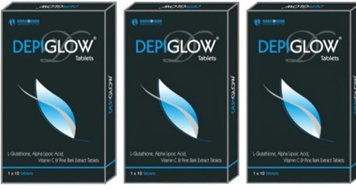 Depiglow Whitening Tab pack of 3*10 tablet(30 g)