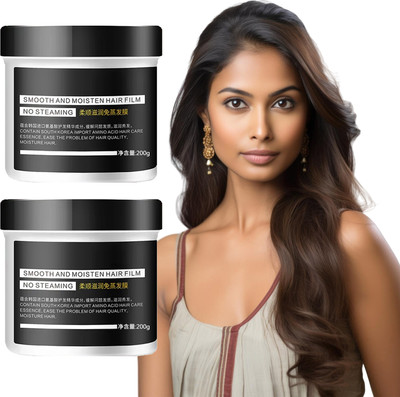 SOULMINE Keratin Hair Mask No Heat Required – Smooth Hair Duo – 200g(200 ml)