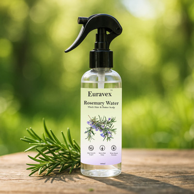 Euravex rosemary water | boosts hair growth & thickness | prevents hair fall(100 ml)