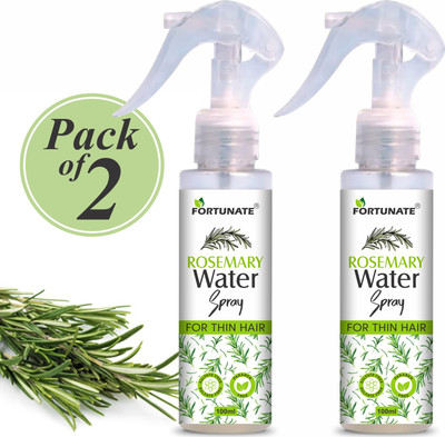 FORTUNATE Rosemary Water For Hair Growth, Adds Shine & Helps Reduce Hairfall(200 ml)