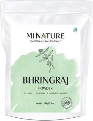 mi nature Bhringraj Powder 100g | Perfect for DIY Hair Masks | Suitable for All Hair Types(100 g)