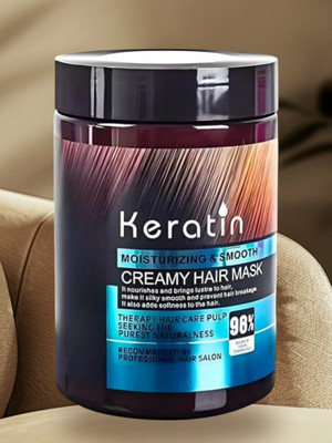 Deeparth Keratin Moisturizing & Smooth Creamy Hair Mask -/ pack of 1(800 ml)