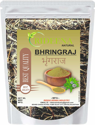 Rideena Natural Dry Bhringraj Raw 100gm for hair pack(100 g)