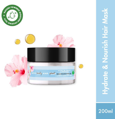 Love Beauty And Planet Jojoba oil , Hibiscus & Pentavitin Hydrate & Nourish Hair Mask 200ml(200 ml)