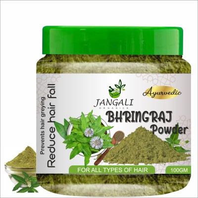 Pure Jangali Organics Bhringraj Powder Natural & Pure For Hair Care | Excellent Hair Conditioner(100 g)