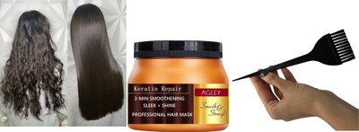 AGLEY BEST HAIR COMBO KERATIN MASK AND DYE BRUSH(200 ml)