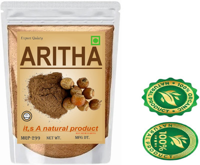 Rideena Baq Natural Aritha/Reetha Powder For Hair Growth(600 g)