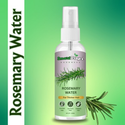 smartdrops Rosemary Water For Smooth Hair Damage Repair Spray(100 ml)