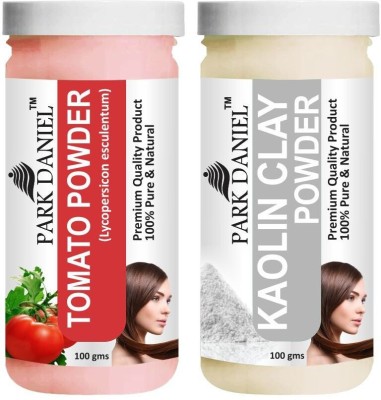 PARK DANIEL Natural Tomato Powder & Kaolin Clay Powder Combo Pack of 2 Jars of 100 gms(200 gms)(200 g)
