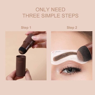 YAWI 2 in1 Hair & Eyebrow Renewing Artifact/Shadow Powder Hairline Brown Powder 10 g(LIGHT BROWN)