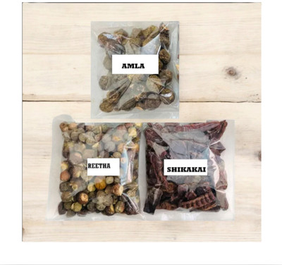 Beautoherb Amla Aritha Shikakai raw(301 g)
