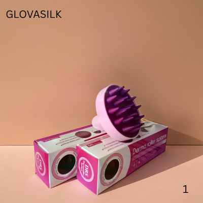 Glovasilk 2 Derma Rollers & 1 Scalp Massager Combo for Skin Rejuvenation & Hair Growth(300 g)