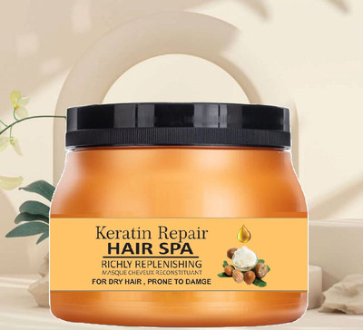 PERLENTE Shea butter Hair Spa smooth and soft hair -400g(400 g)