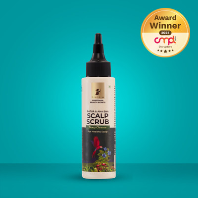 Pilgrim Patua & AHA BHA Scalp Scrub|Deep Cleanse Healthy Scalp|Silicone-Free|Dry Hair(100 ml)