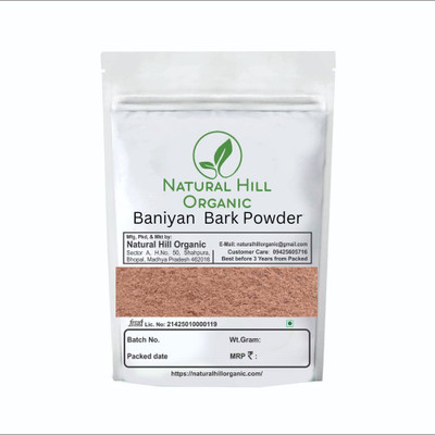 NATURAL HILL ORGANIC Banyan Bad Bark Powder-150g-Pure-Natural-No Mixing-No Preservative(150 g)