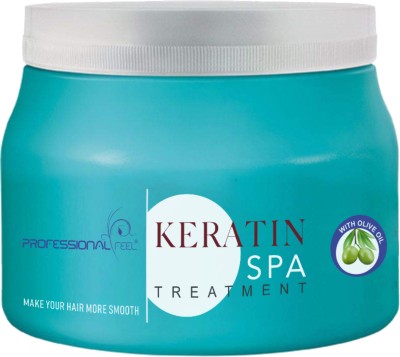 PROFESSIONAL FEEL Keratin Spa Treatment, Make your hair more Smooth(500 g)