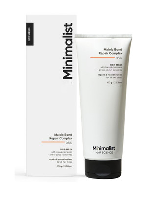 Minimalist 05% Maleic Bond Repair Complex Hair Mask For Dry, Damaged & Frizzy hair(100 g)