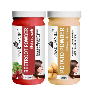 PARK DANIEL Natural Beetroot Powder & Potato Powder Combo Pack of 2 Jars of 100 gms(200 gms)(200 g)