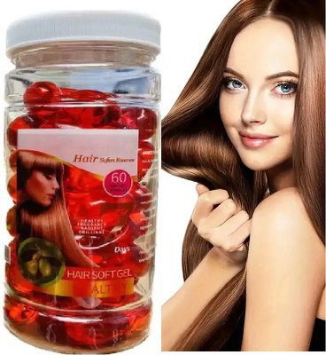 GABBU Vitamin-E Protean Hair Capsule For Anti Hair Fall & Damage Repair, shining(60 g)