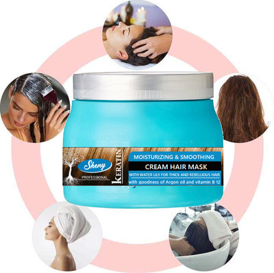 Sheny Pro-Keratin Spa Cream for Dry & Damaged Hair PACK OF 1(400 g)