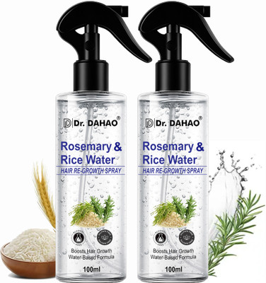 Dr. DAHAO Rosemary Hair Spray Infused with Rice Water for Hair Growth & Reduce Hairfall(200 ml)