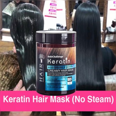 INDO CHALLENGE Keratin Hair Treatment Mask Deep Repair Hair Conditioner Keratin Hair Care(500 ml)