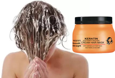 Wiffy Keratin Hair conditioner Moisturizing Smooth Non Steaming(200 ml)