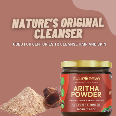 Ayurweave Natural glow with aritha powder-100g(1 ml)