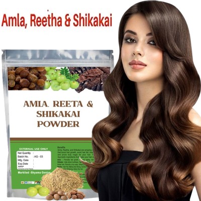 Aktivemusli Amla Reetha Shikakai Mix Powder for Hair (100g) 3-in-1 Natural Herbal(100 g)