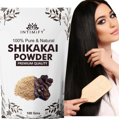 INTIMIFY Shikakai Hair Pack Powder for Damaged & Weak Hair(100 g)