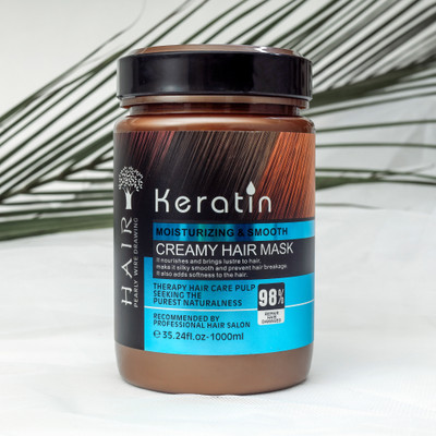 Ursus Keratin Creamy Hair Mask for Moisturizing and Smoothening(1000 g)