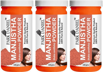 PARK DANIEL Premium Manjistha Powder - For All Skin Types Combo Pack 3 bottles of 100 gms(300 gms)(300 g)
