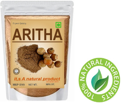 Rideena Pure Baq Aritha/Reetha Powder For Hair Growth(500 g)